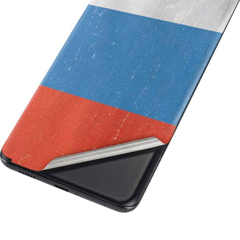 Russian Flag Distressed Galaxy S21 Plus 5G Skin